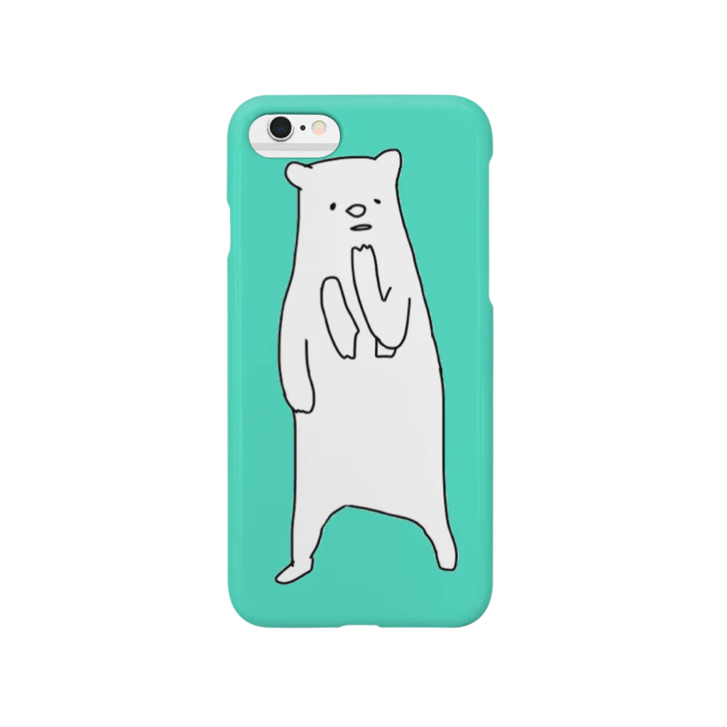 benitsubaki_000のBEAR 緑 Smartphone Case