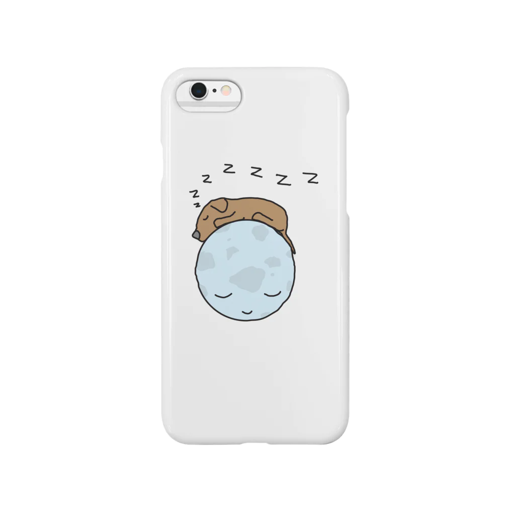 jezzaのSleeping Dog on Moon Smartphone Case