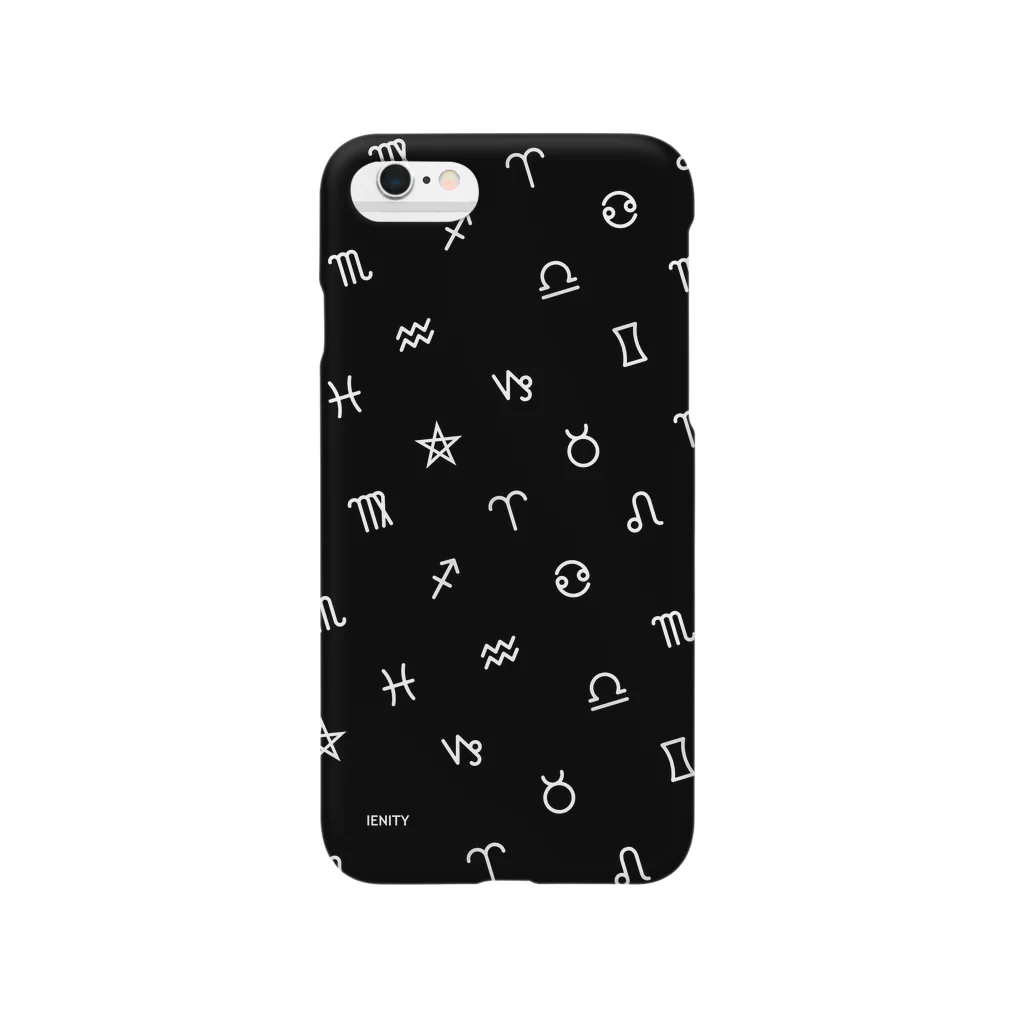 IENITY　/　MOON SIDEのastrological symbol #Black Smartphone Case