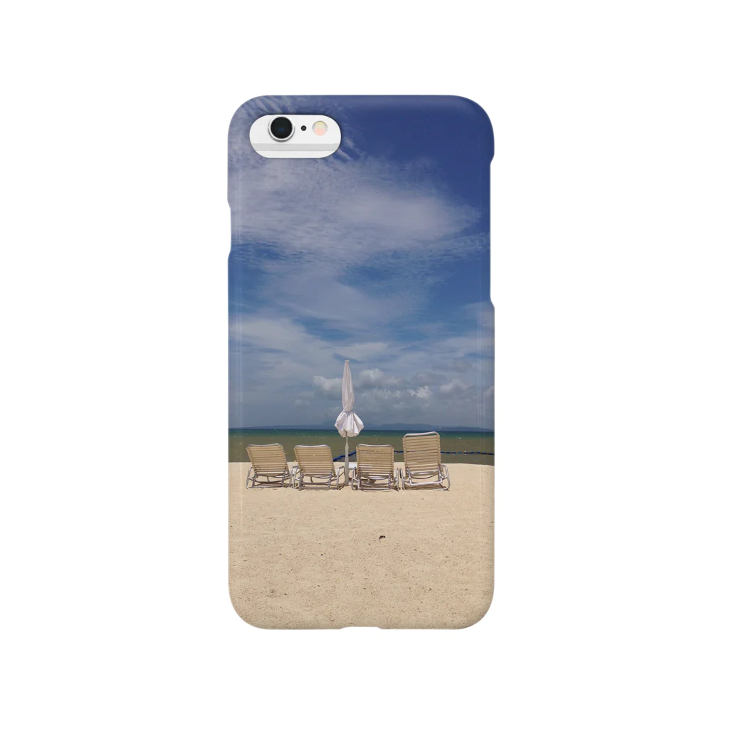 Ujackのビーチパラソル Smartphone Case