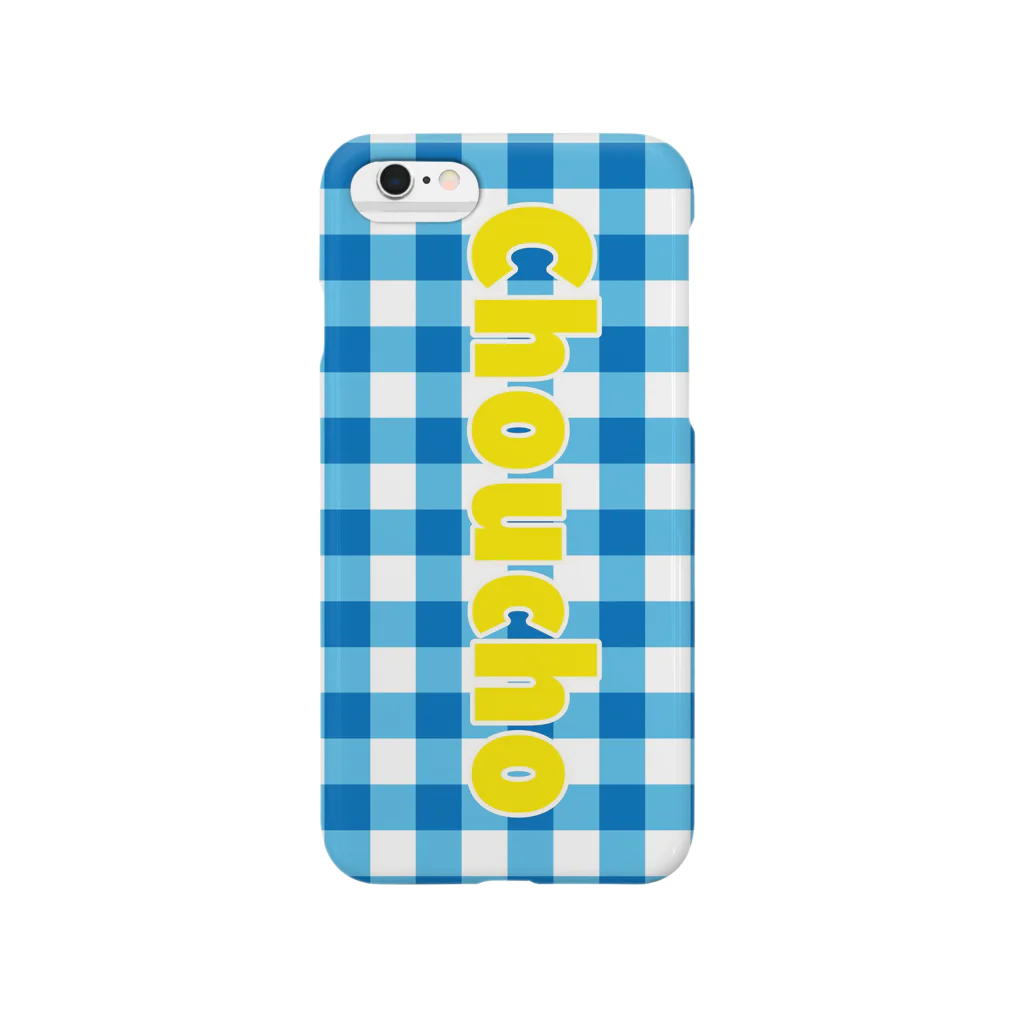 きりたにさんのお店のchouchoスマホケース（青） Smartphone Case