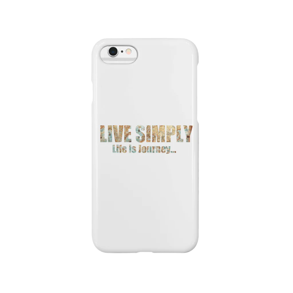 地球商店のLIVE SIMPLY スマホケース