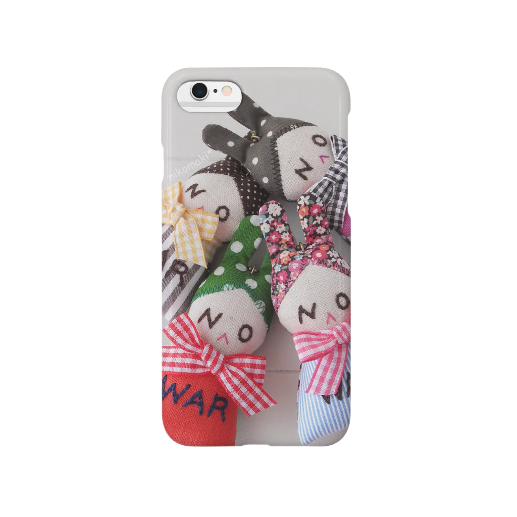 nikomakiのNOと言うずきんうさぎ Smartphone Case