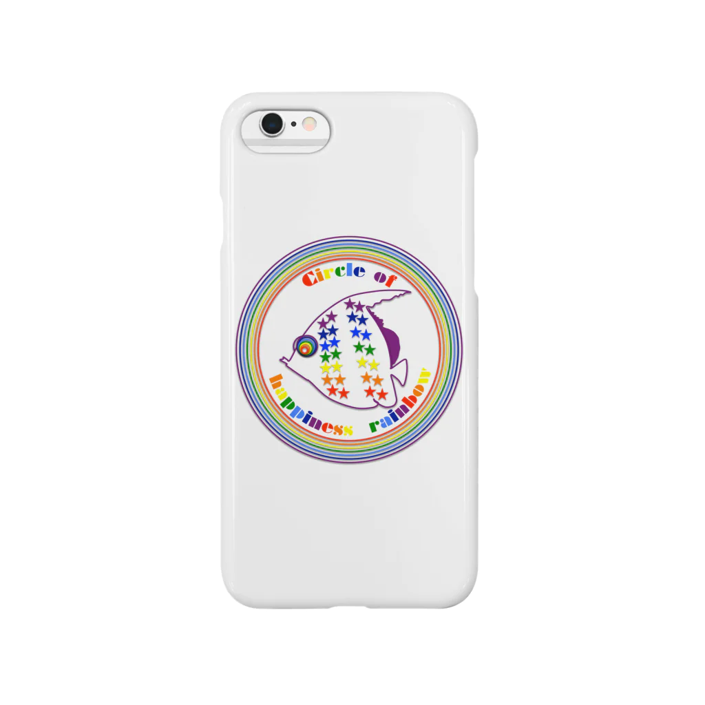 NK♥LOVEのCircle of happiness rainbow<tropical fish> Smartphone Case