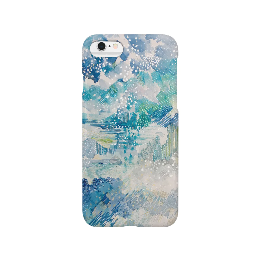 peonicの夜の雨と湿地帯  Smartphone Case