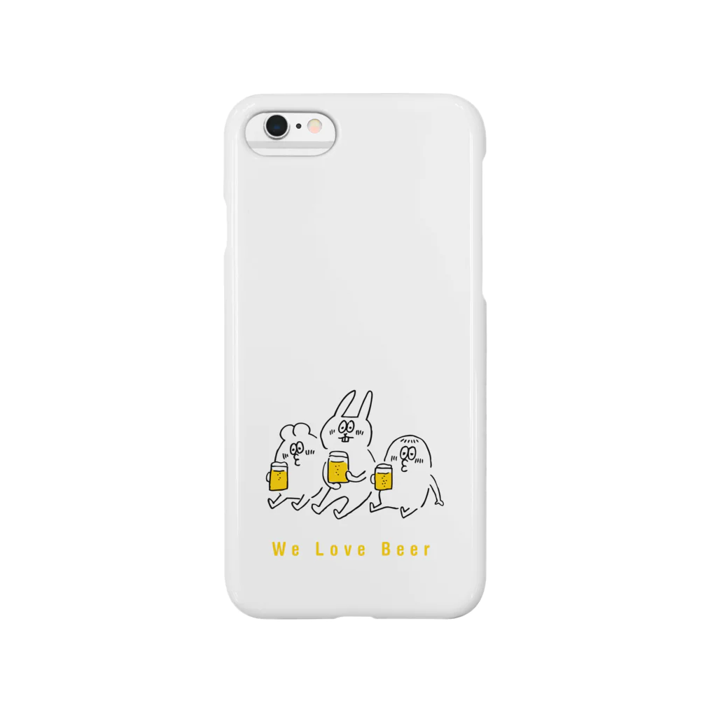 luck-mookのビール3人 Smartphone Case