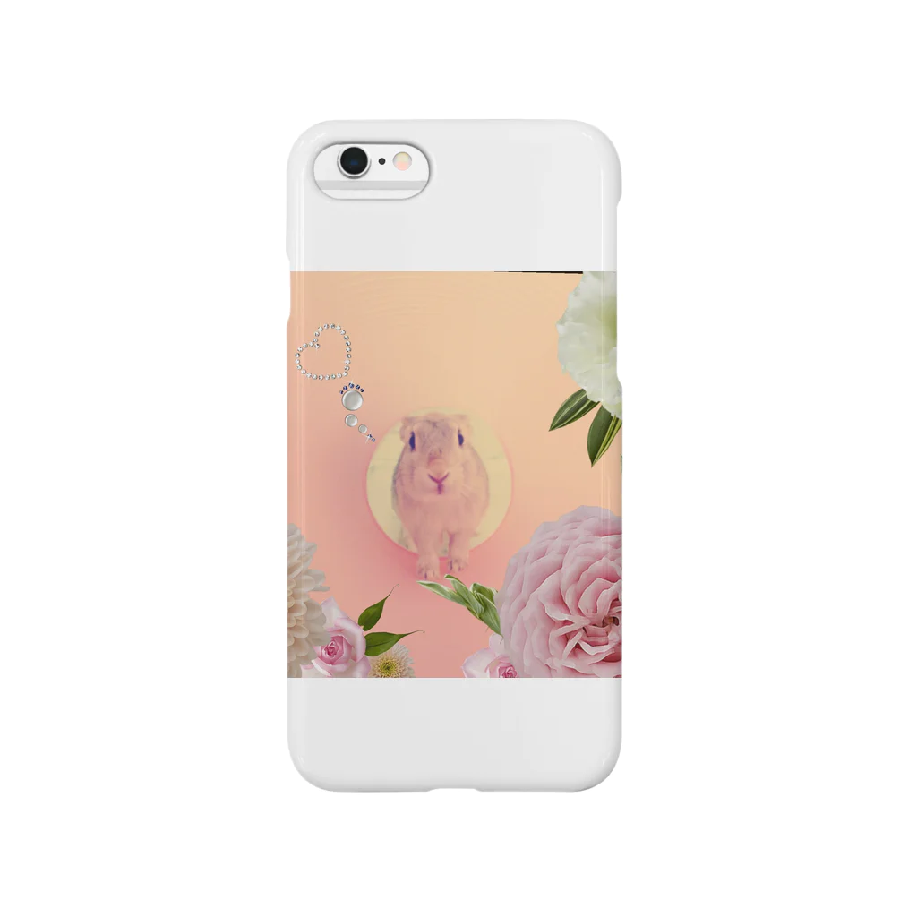 Yawn-rabbitのうさぎとお花トンネル Smartphone Case