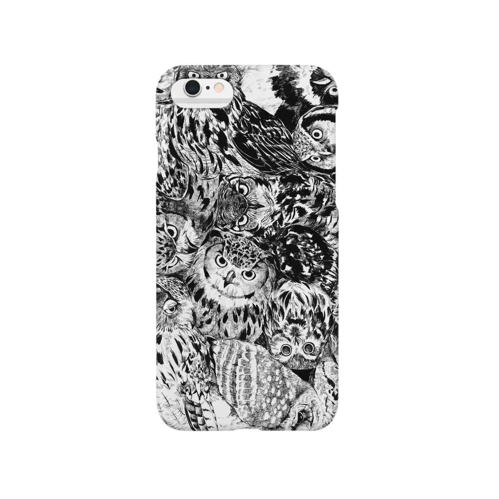 とびはちのフクロウ柄 Smartphone Case