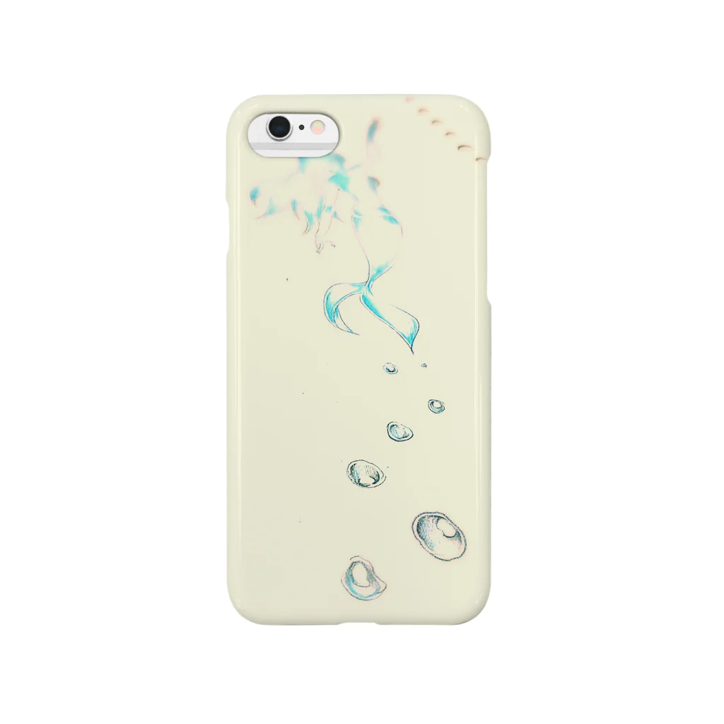 えりまきとかげの紙を泳ぐ Smartphone Case