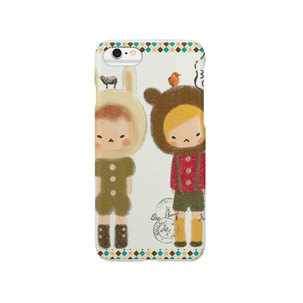 くつしたねこのどうぶつのこ Smartphone Case