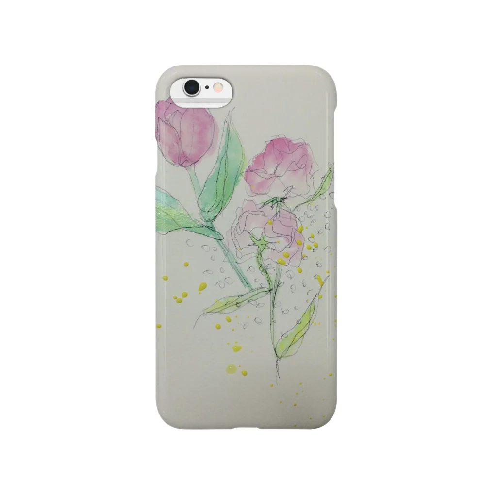 kana_lilyのチューリップのiPhoneケース Smartphone Case