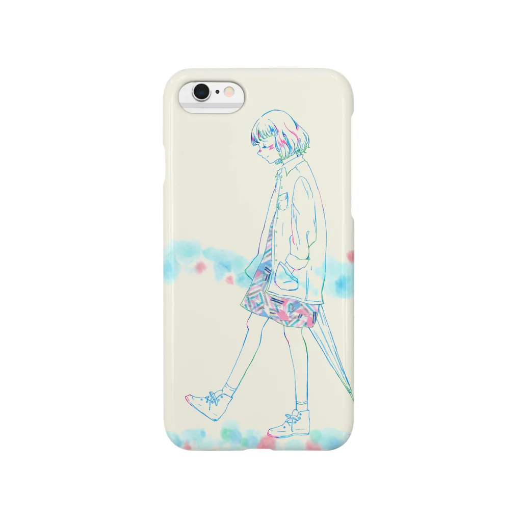 もずの 朝、雨上がり Smartphone Case