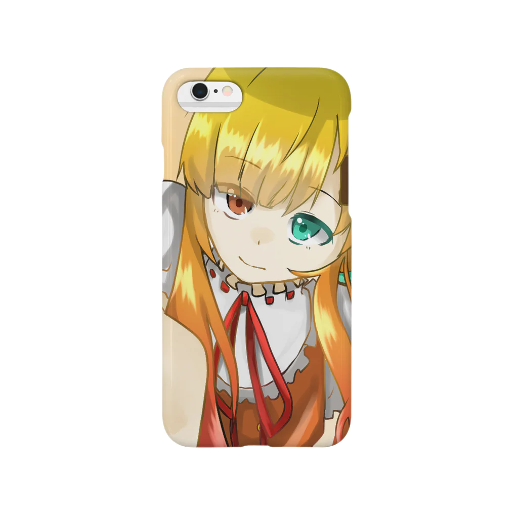 パペルさん[公式]の手を差し伸べる蘭檎ちゃん Smartphone Case