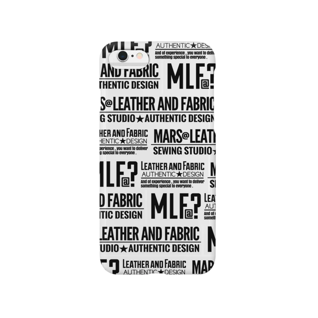 MLF@? Original Goods ShopのMLF@?モノグラム/white スマホケース