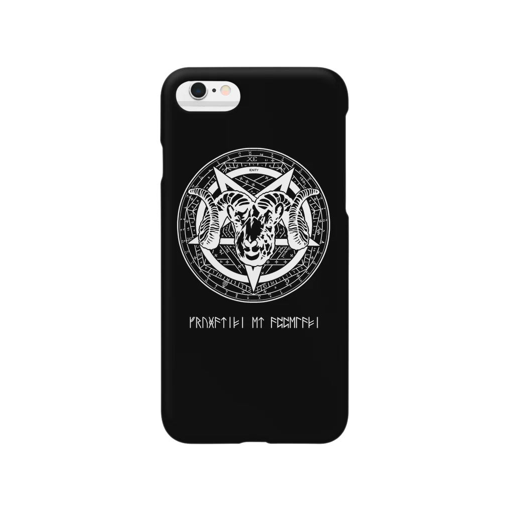 IENITY　/　MOON SIDEのG​O​A​T​ ​&​ ​P​E​N​T​A​G​R​A​M​ ​#​Black Smartphone Case