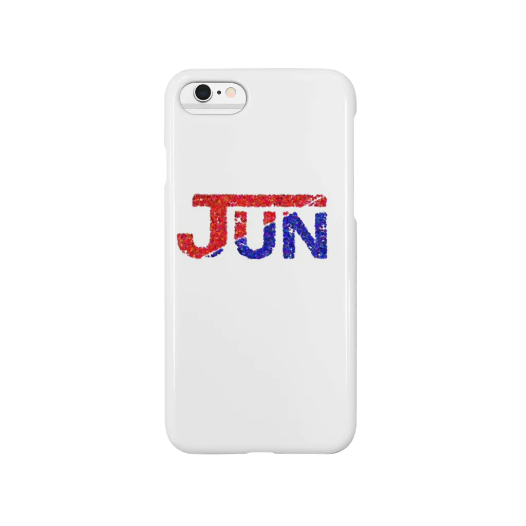 goingandsteadyのJun red and blue スマホケース