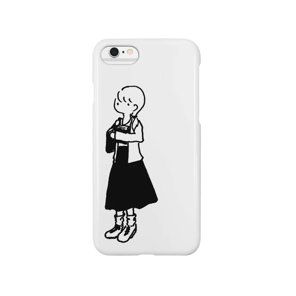 kidneybeanの図書館帰りの女の子 Smartphone Case