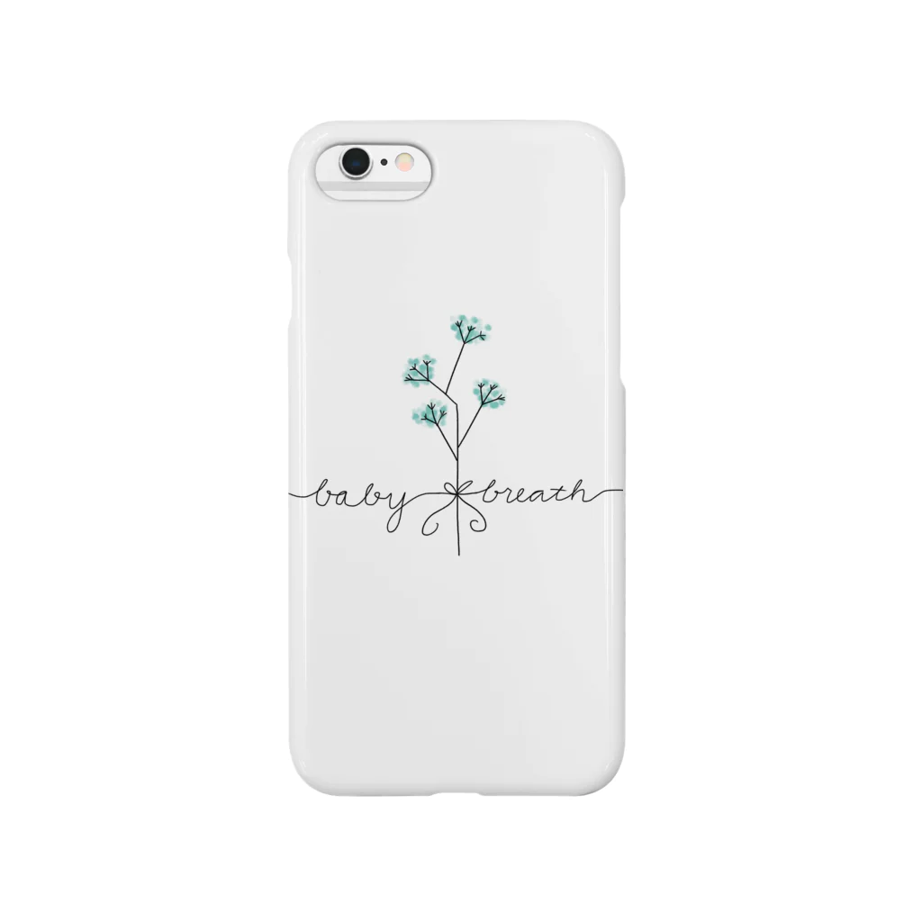 雨月じゅんのBaby Breath  〜かすみ草〜 Smartphone Case