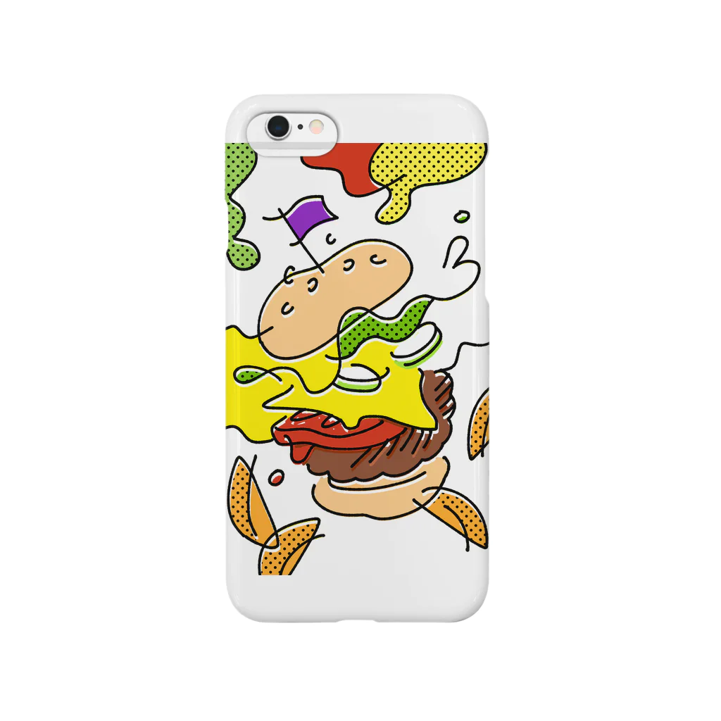 カフのハンバーガースプラッシュ Smartphone Case