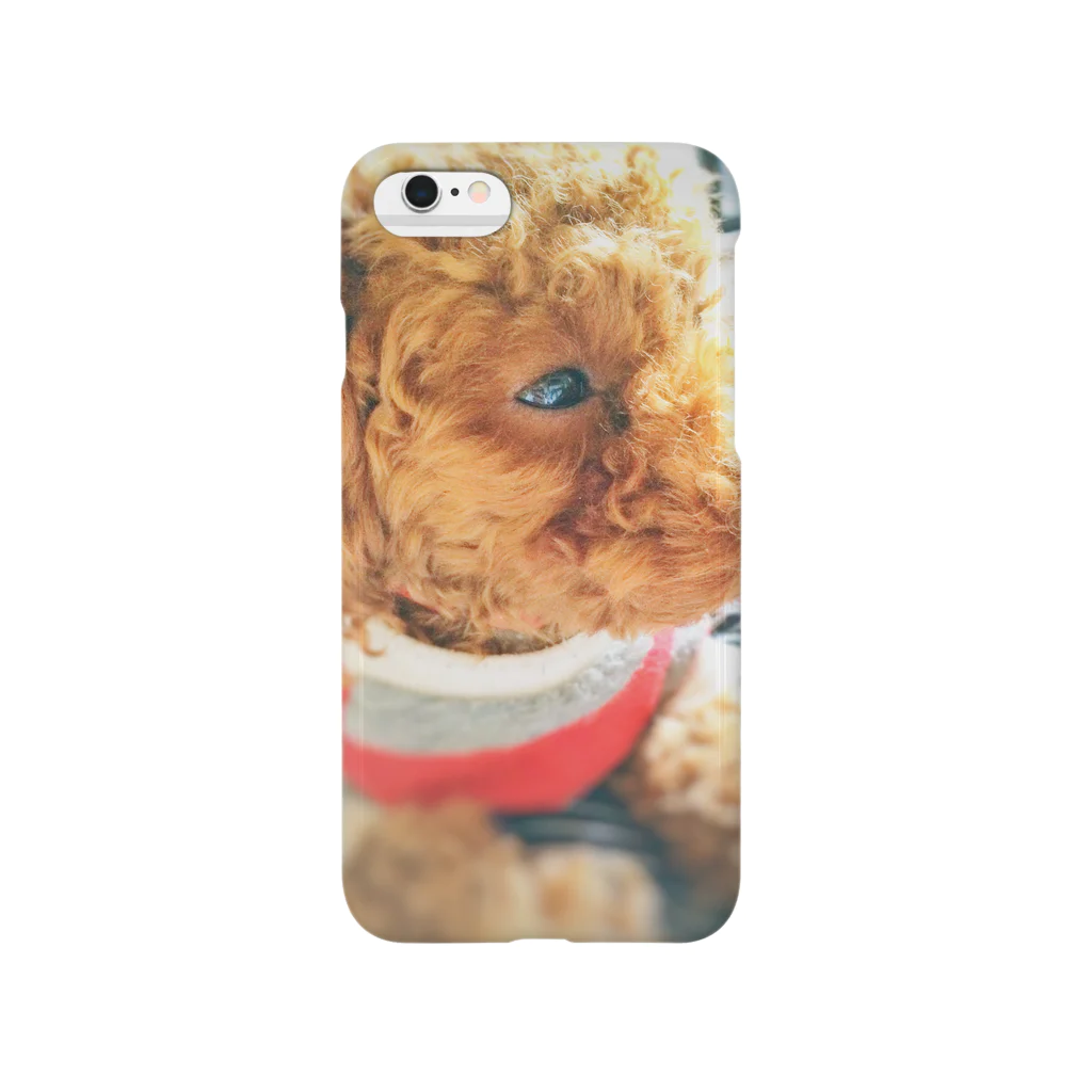 Happy Daysの木漏れ日の中の子犬 Smartphone Case