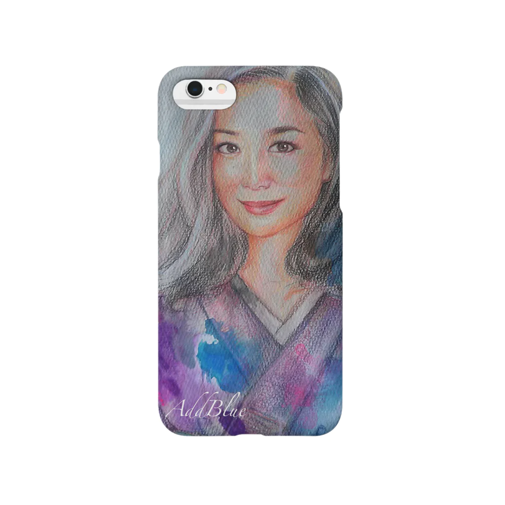 AddBlueのAddBlueの着物美人 Smartphone Case