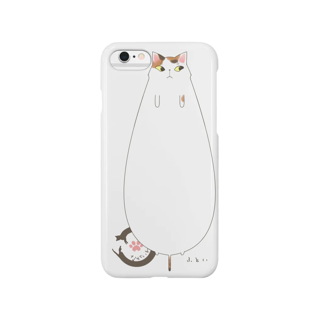 猫丸のながいねこさん：ふとい Smartphone Case