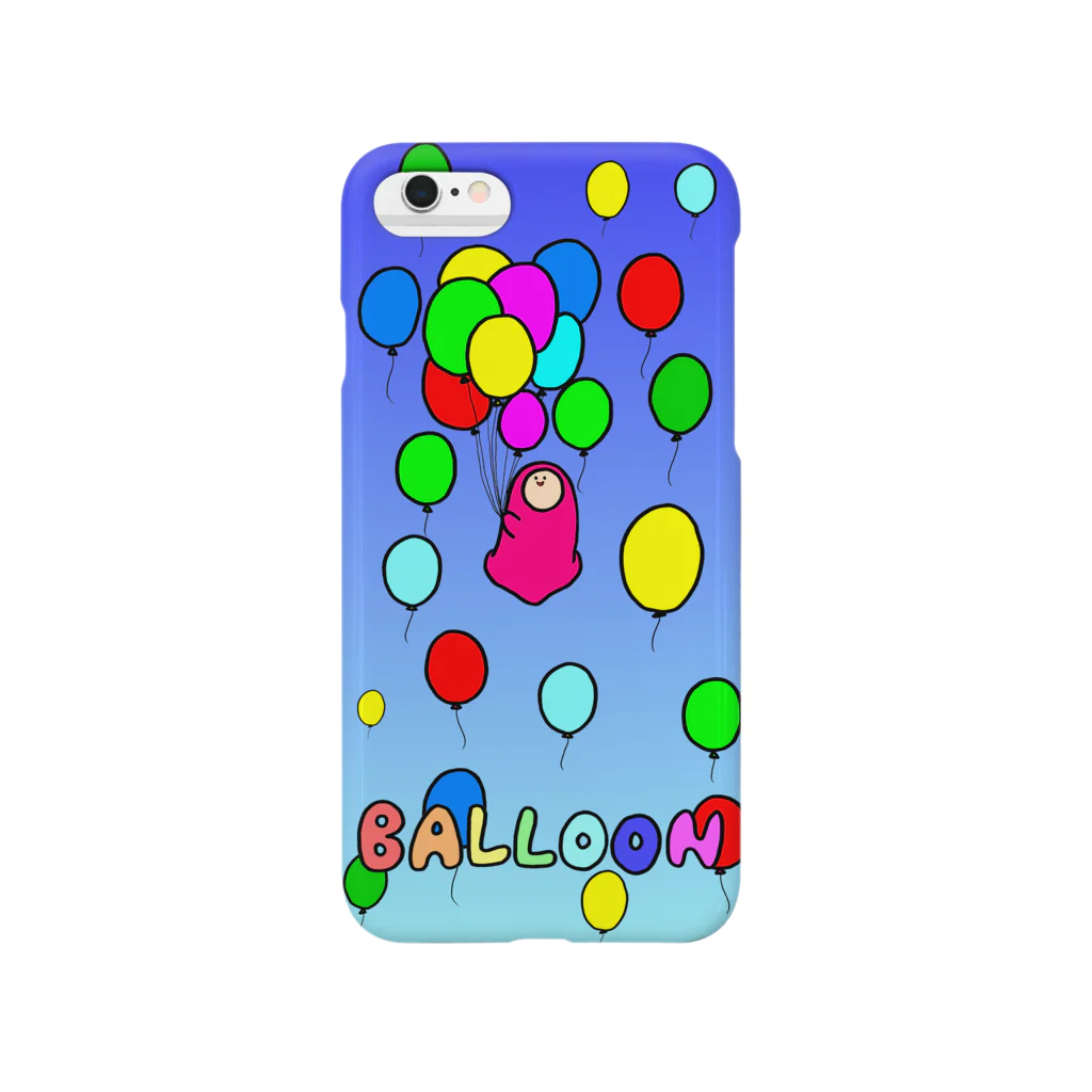 フトンナメクジのバルーン - BALLOON  Smartphone Case