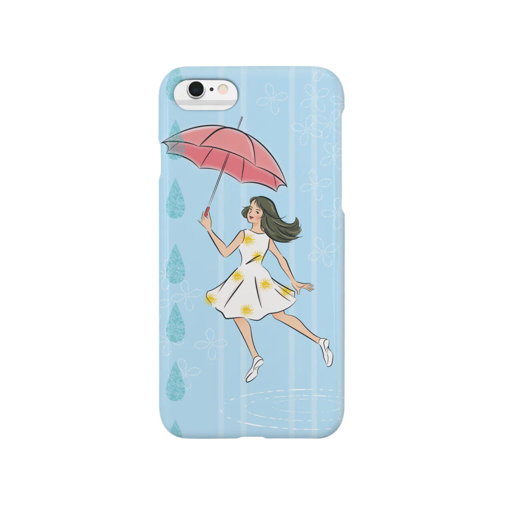 宮重千穂のsmile umbrella Smartphone Case