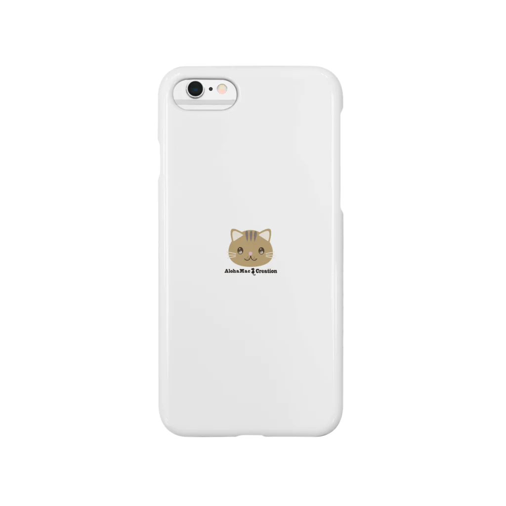 株式会社猫　（Aloha Mac Creation）のオリジナルニャンコ(majio店長顔だけVer) Smartphone Case