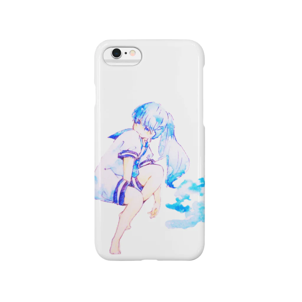 どうあがいても、ヒゲの空にとけた女の子 Smartphone Case