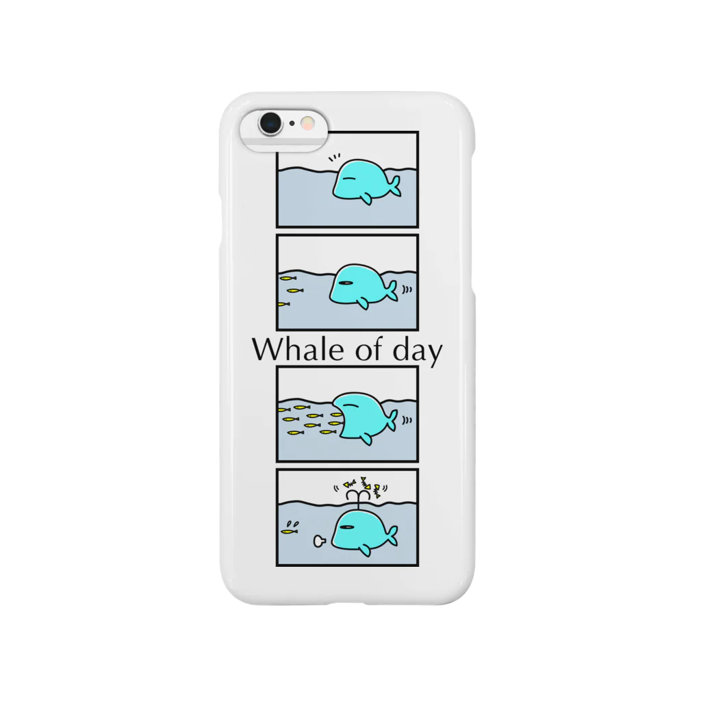 でじねこ屋 SUZURI店のクジラな日々 Smartphone Case