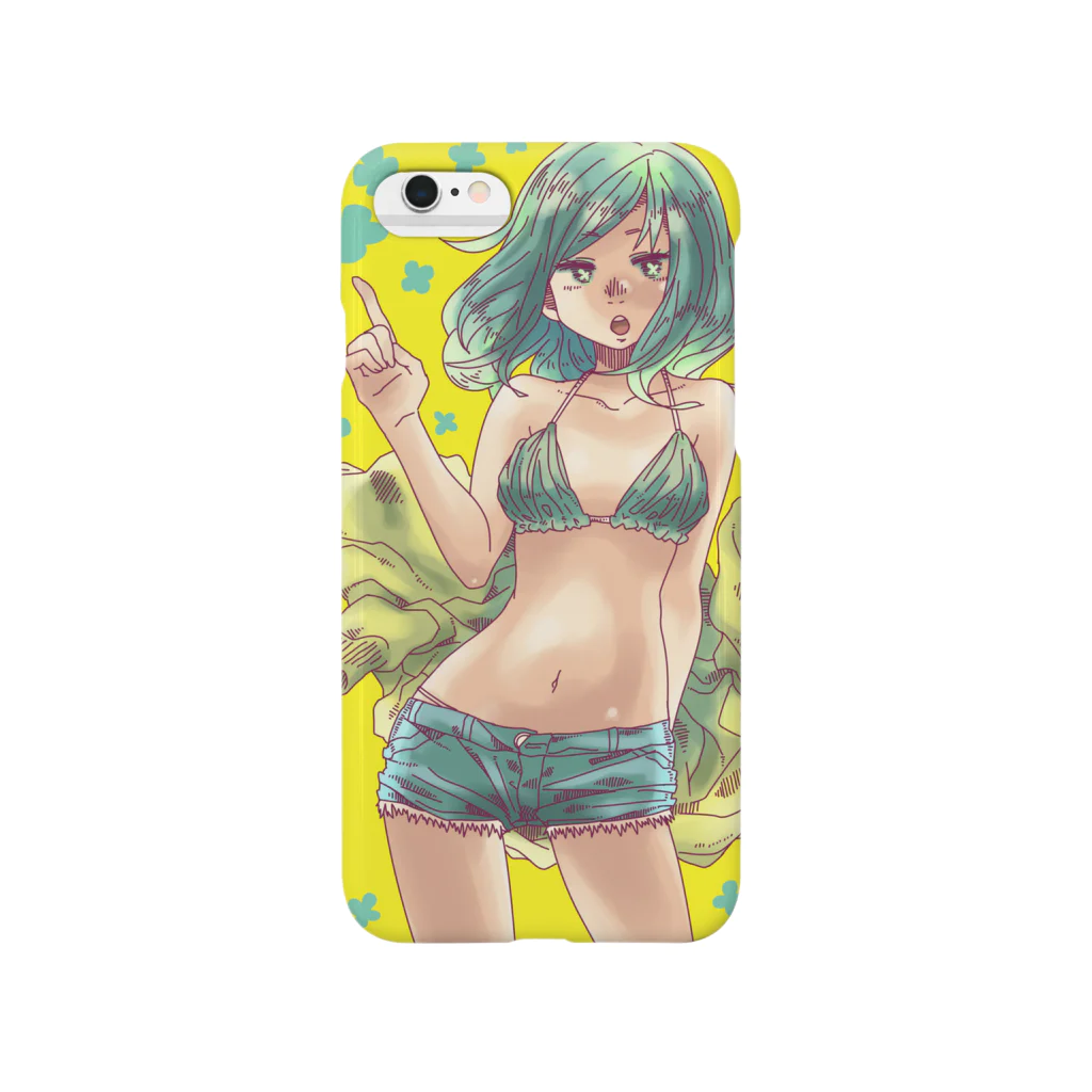 アイコン倉庫の指から花 Smartphone Case