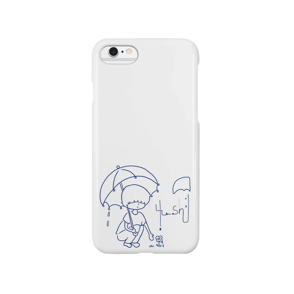 y u - s h ； ☂のあめふり Smartphone Case