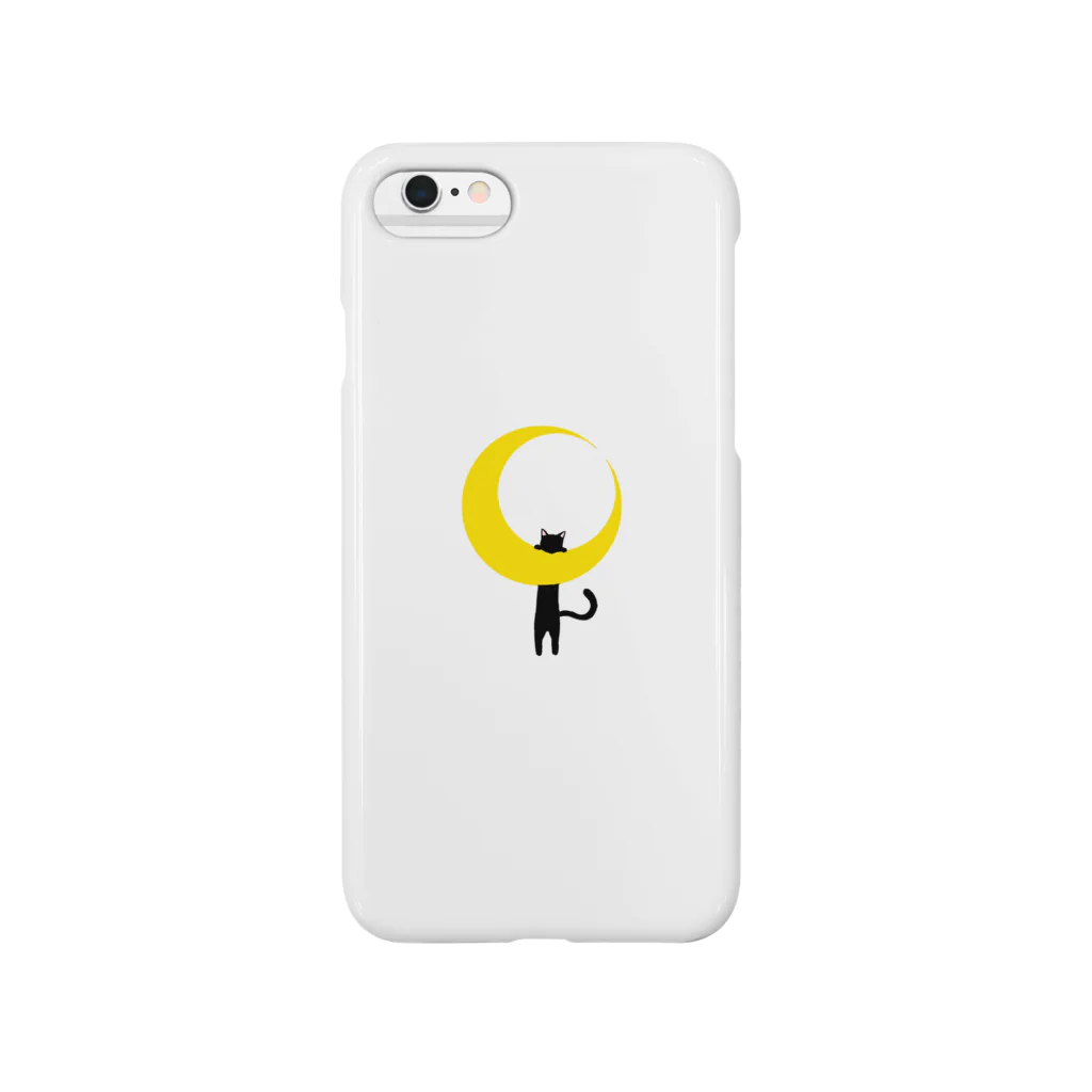 azuのMoonCat_Yellow Smartphone Case