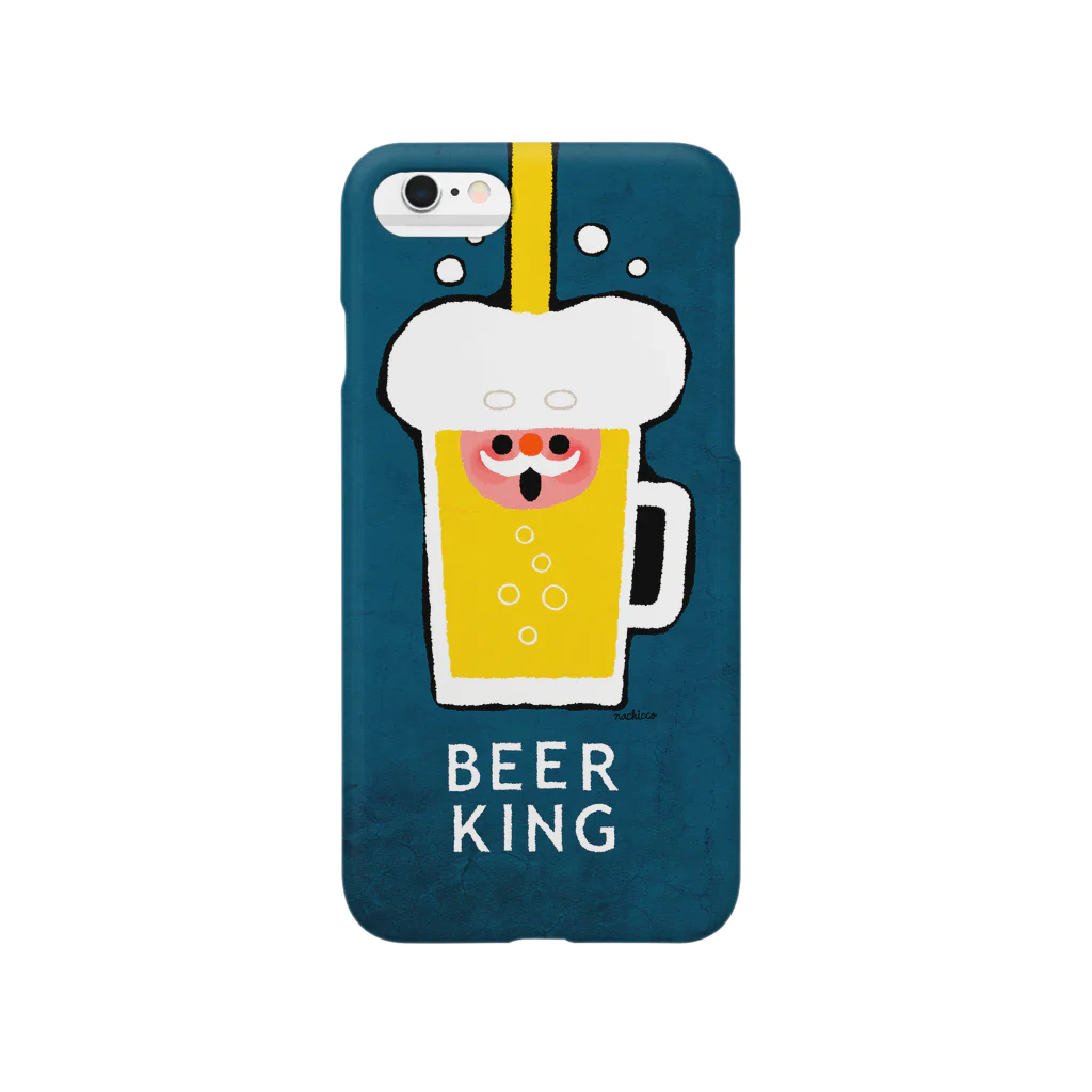 nachiccoのBEER KING（ビールの王様） スマホケース