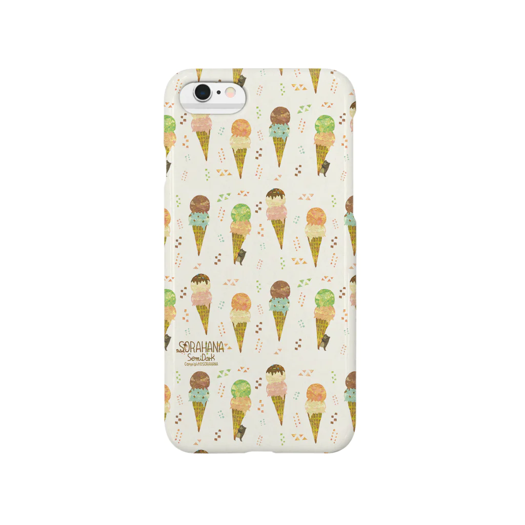 SORAHANAのhappy ice cream Smartphone Case
