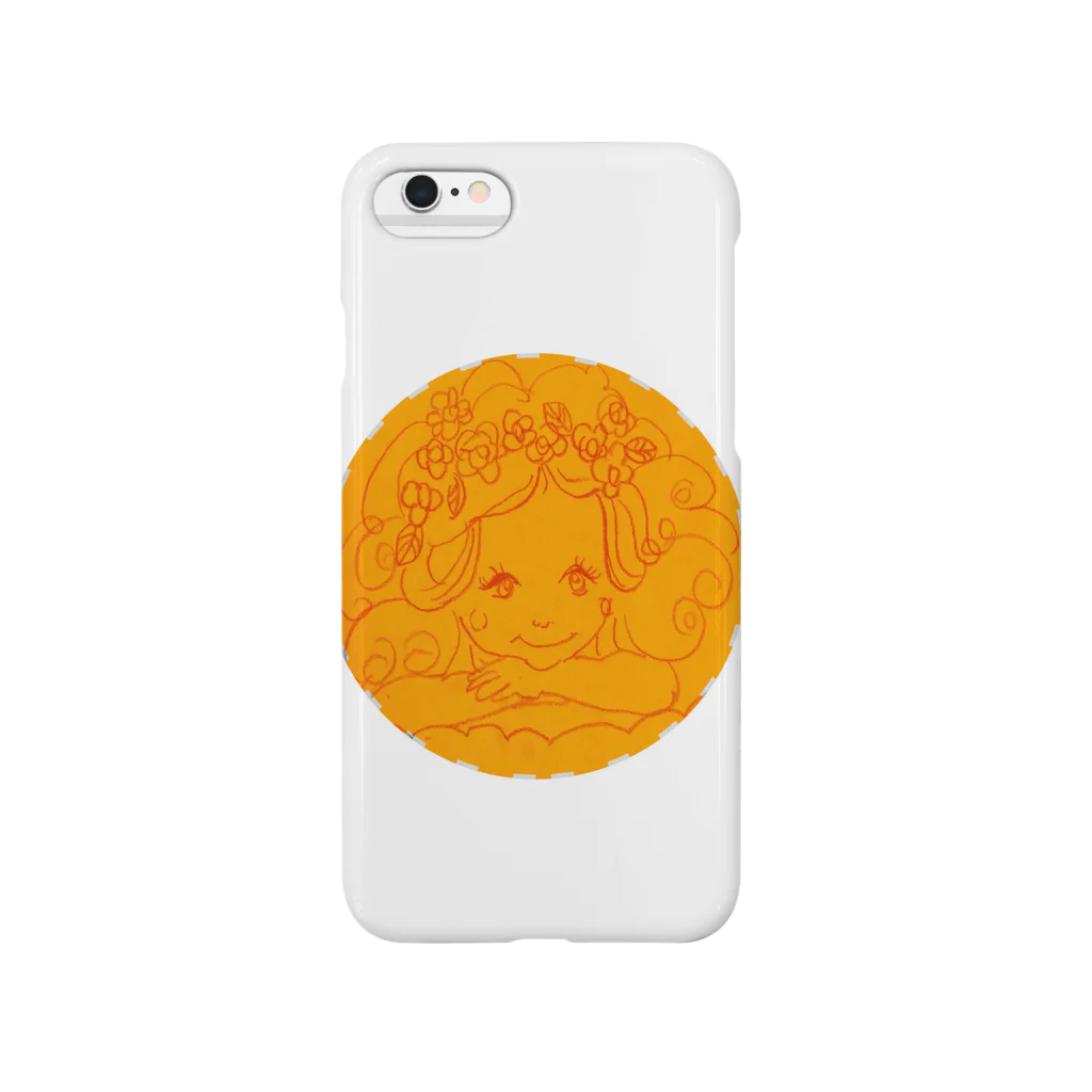 キャットさんのガールさん（橙） Smartphone Case