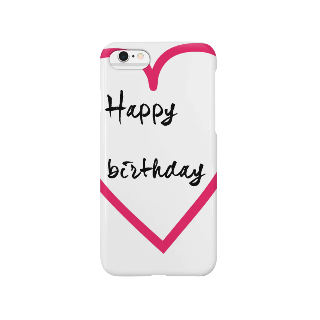 ❤️La Lune❤️のHappy birthday Smartphone Case