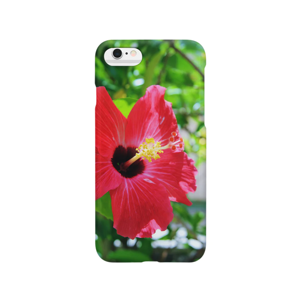 photocropの a hibiscus Smartphone Case