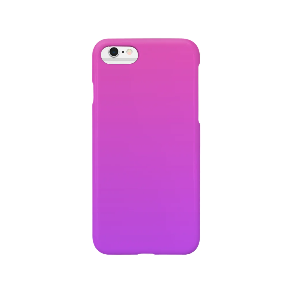 Mのpink&violet gradation スマホケース