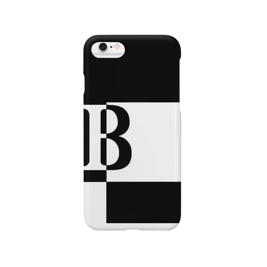 シンプルデザイン：Ｔシャツ・パーカー・スマートフォンケース・トートバッグ・マグカップのシンプルデザインアルファベットＢ Smartphone Case