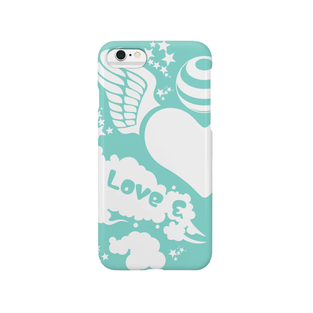 yellowegg6のLove&Peace_Right iPhone5 Smartphone Case