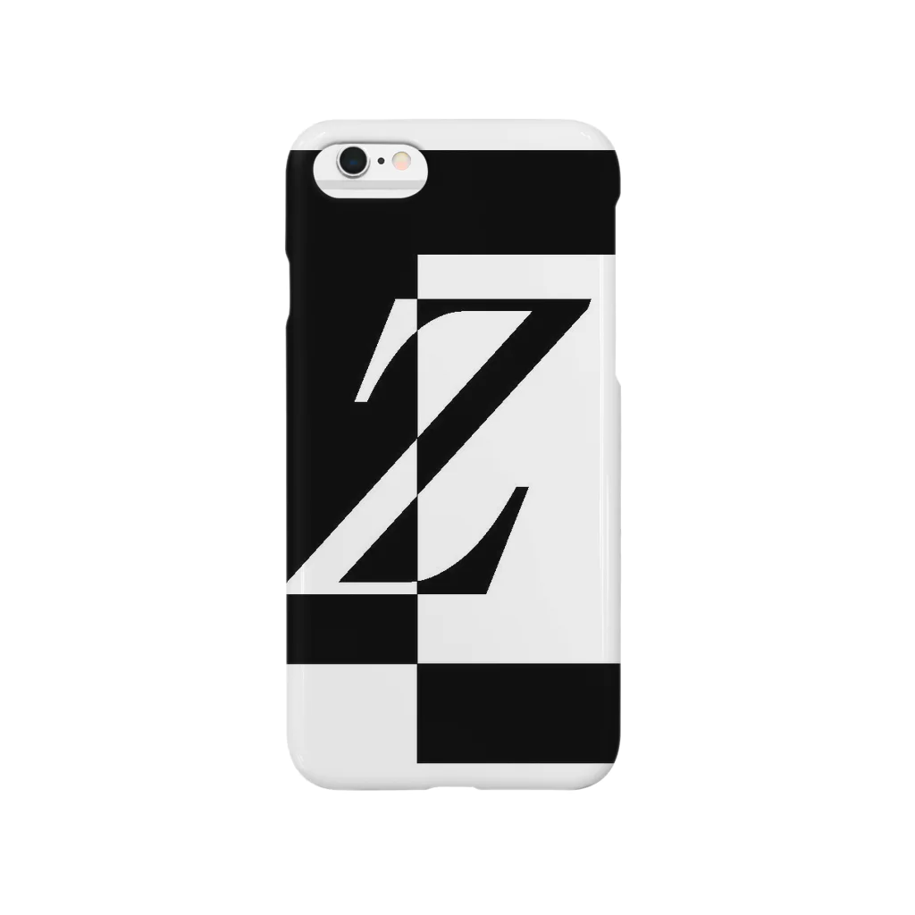 シンプルデザイン：Ｔシャツ・パーカー・スマートフォンケース・トートバッグ・マグカップのシンプルデザインアルファベットZ Smartphone Case