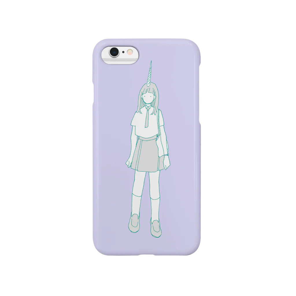 isshokutaのunicorn girl Smartphone Case