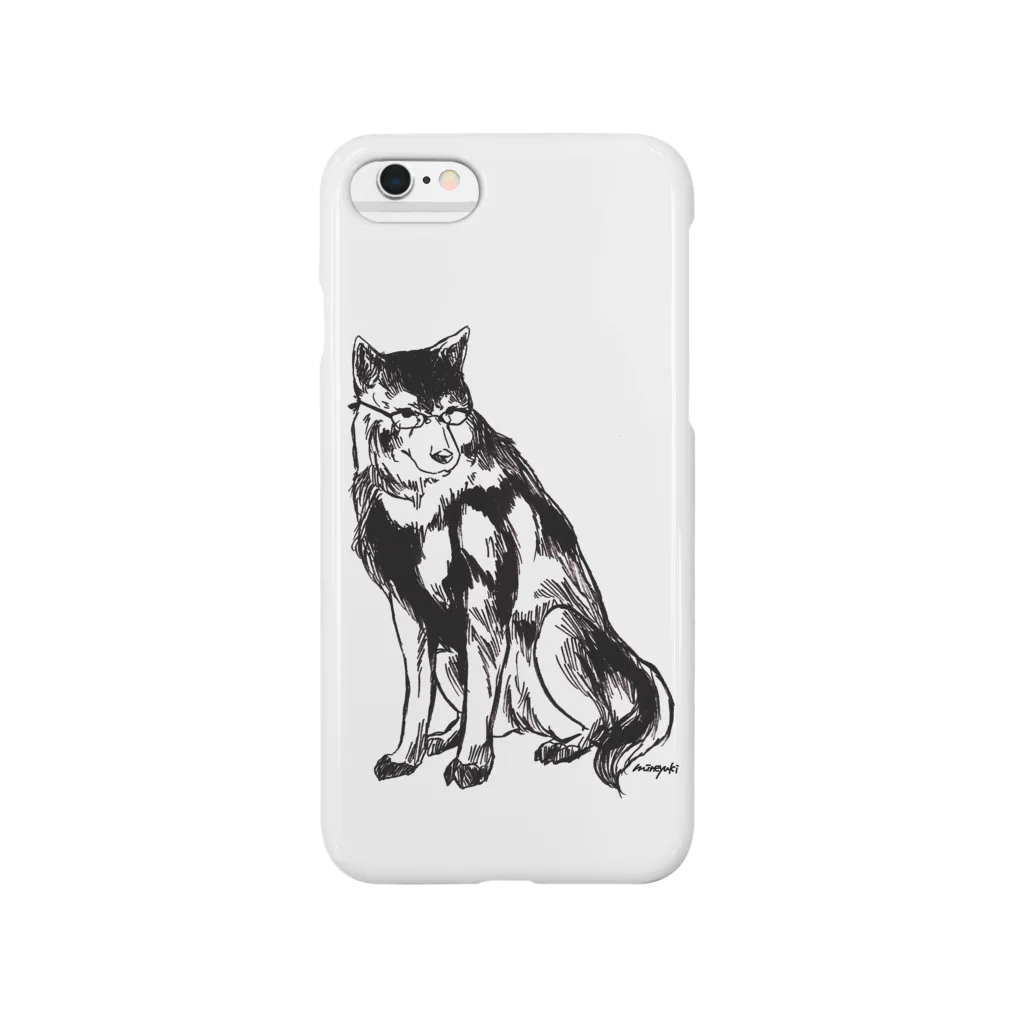 made blueのMEGANE-Dog. Smartphone Case