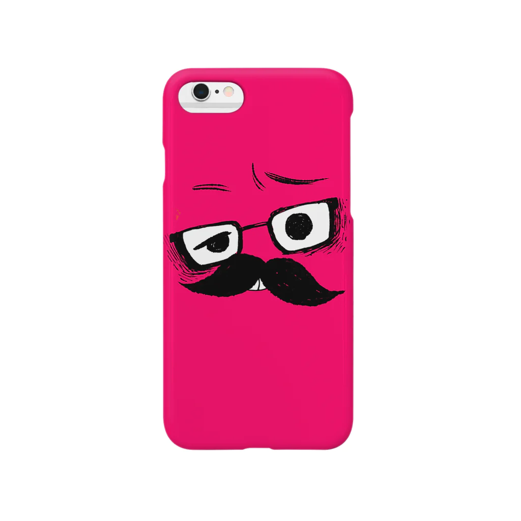 Yuji_Kunのi*Color - HIGEMEGANE* 【Strawberry】 Smartphone Case