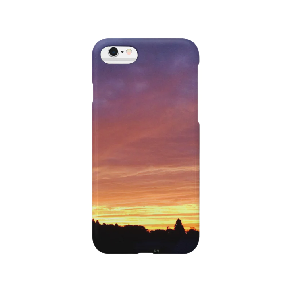 蒼空の夕焼け Smartphone Case