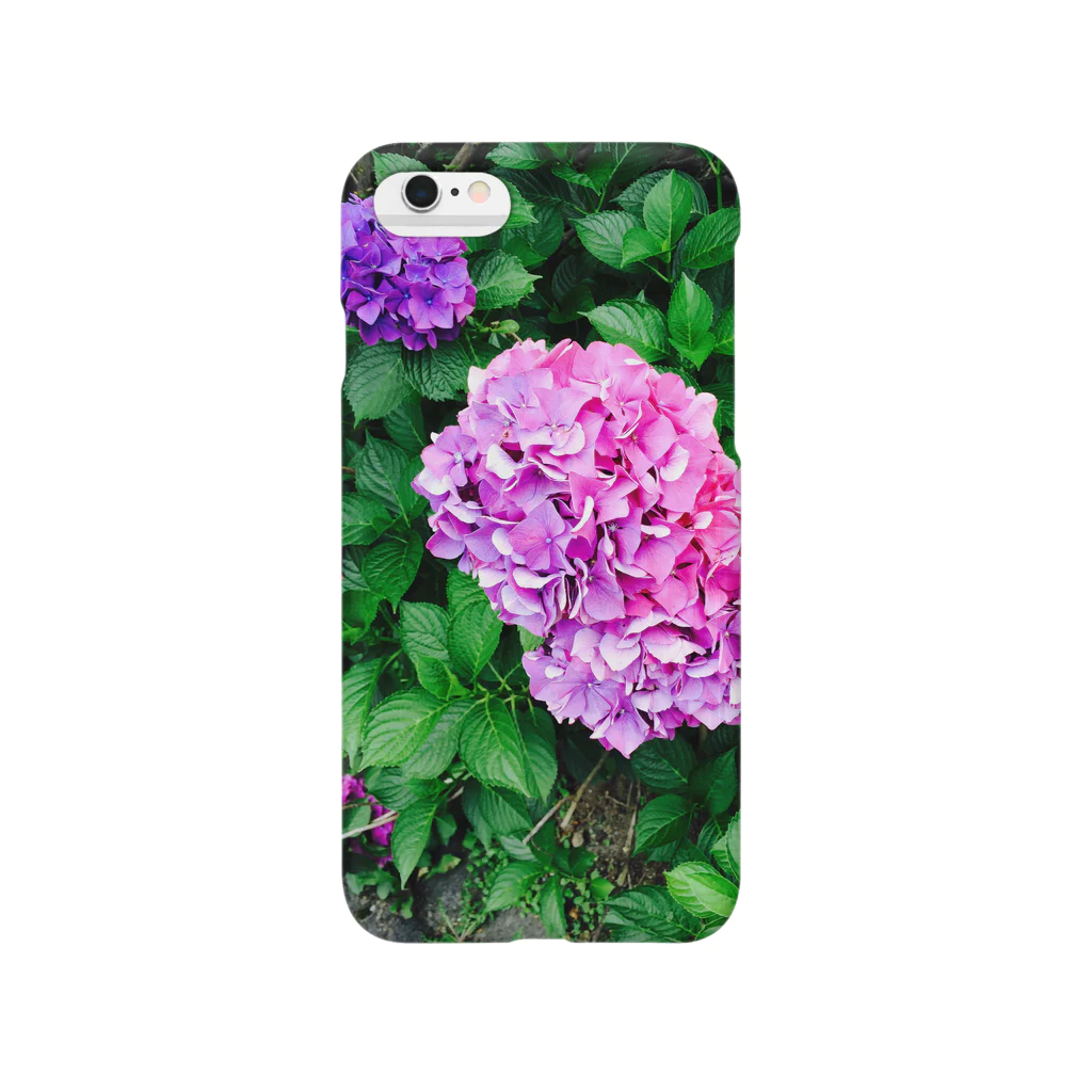 蒼空の紫陽花 Smartphone Case