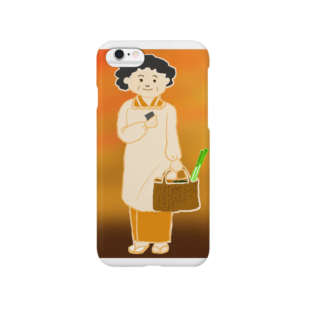 Qsarkの昭和のおかあちゃん Smartphone Case