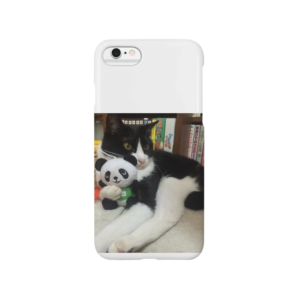 グットビジネス＆ライフ 1号店のパンダを抱っこするりんごさん Smartphone Case